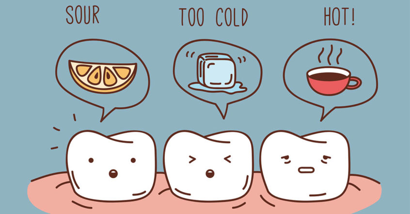 Tooth sensitivity symptoms